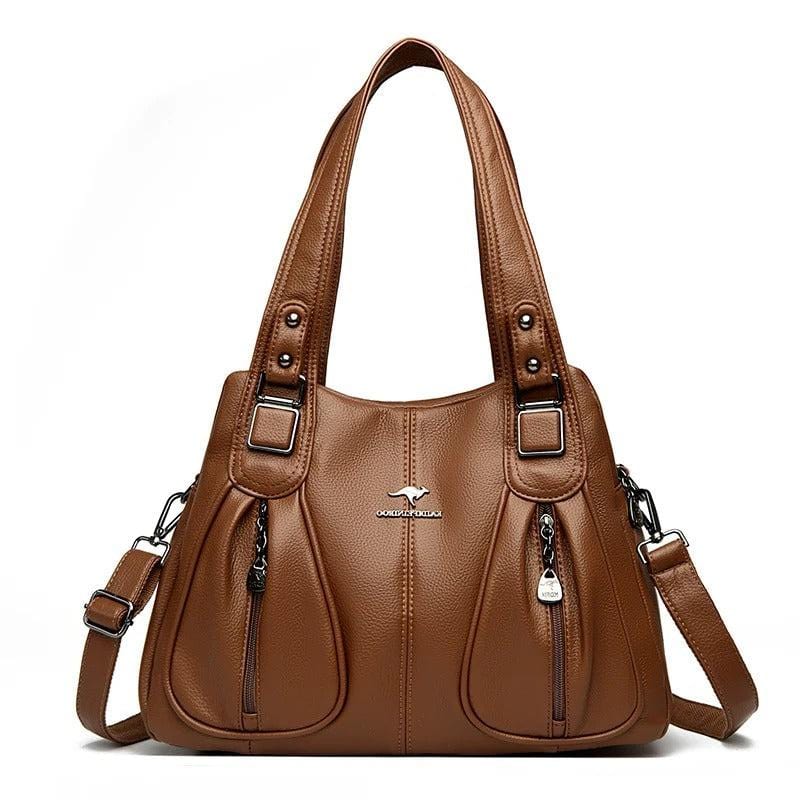 2023 Luxury Designer Women's Handbag – Large Capacity Real Leather Crossbody Tote