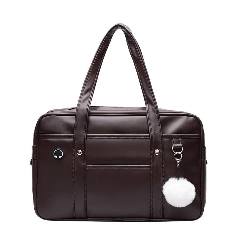 Anime-Inspired PU Shoulder Bag for Junior High School Students – Casual Tote Handbag