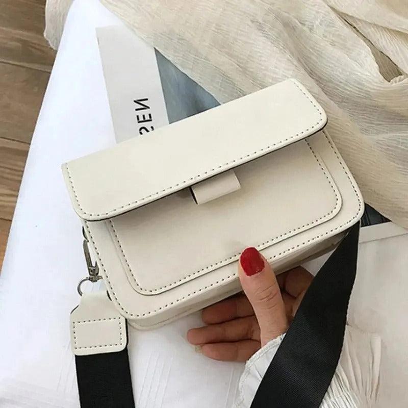 ChicEssence Classic PU Leather Crossbody Bag - Designer