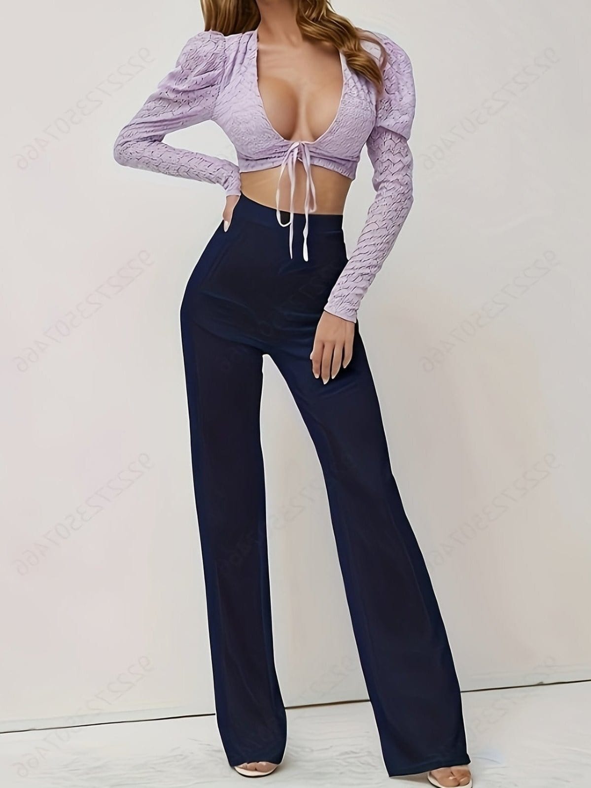 Elegant High Waist Straight Leg Pants for Women - Versatile Work to Weekend Wear, Figure-Flattering, Timeless Colors, Everyday Essential