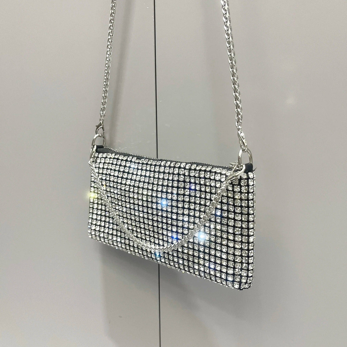 Luxury Designer Rhinestones Clutch Purse – Elegant Women’s Shoulder Bag & Handle Bag