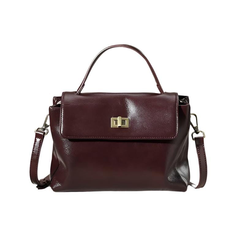 Premium Cowhide Genuine Leather Tote Bag for Women – High-Quality Soft Leather