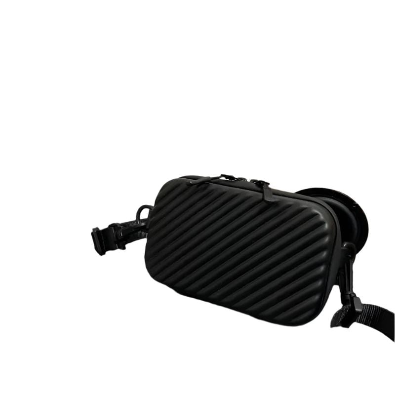 StriBox Lightweight Diagonal Striped Shoulder Bag – Soft PU Leather Unisex Messenger Bag for Men & Women