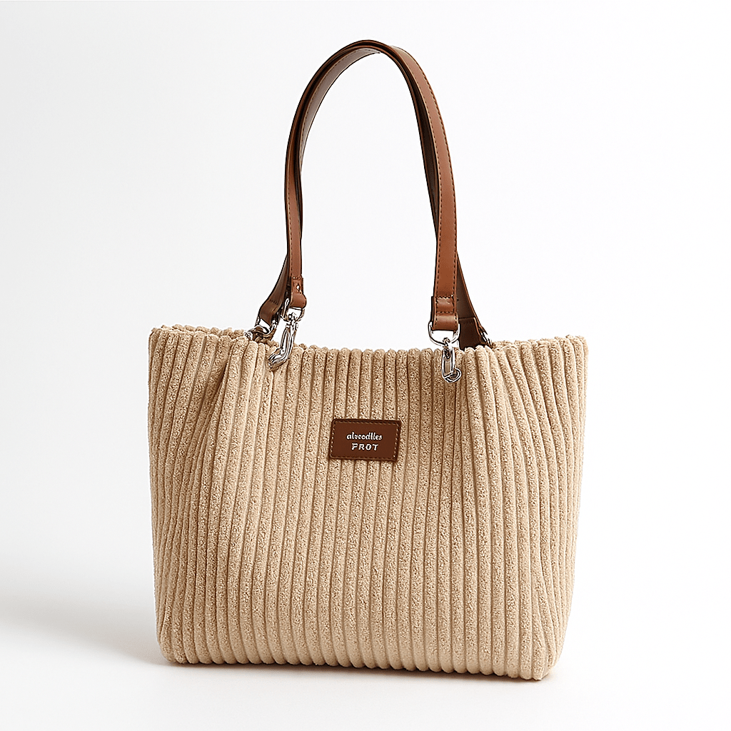 Trendy Beach Bag - Stylish & Spacious Handbag for Everyday Use