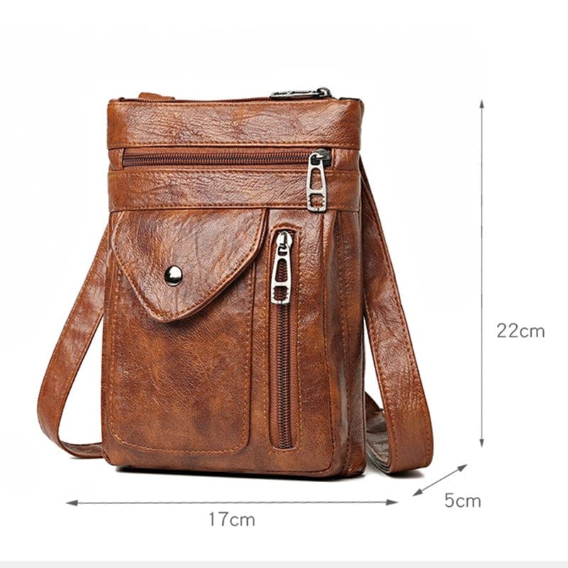Designer Vintage Women’s Crossbody Bag – Mobile Phone Shoulder Bag, Fashionable Daily